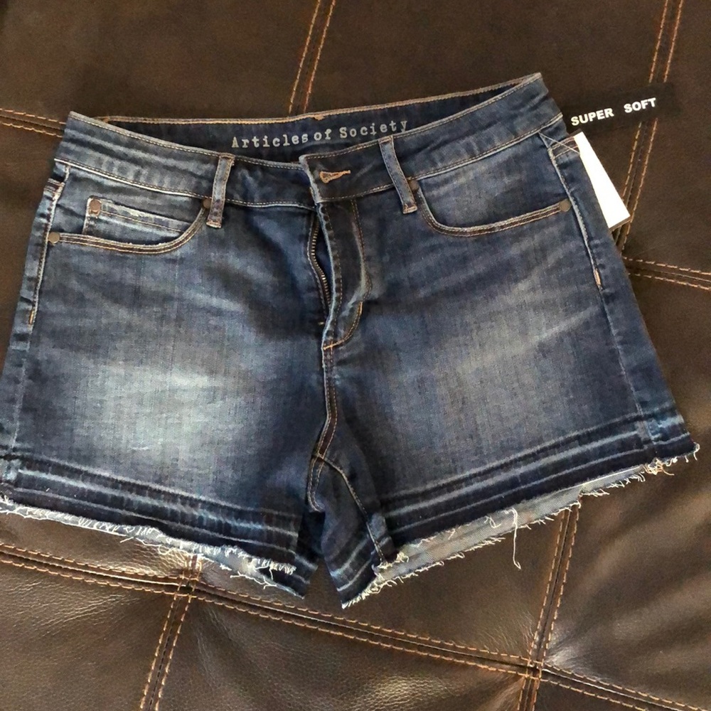 Women’s Jean Shorts - Articles of Society Raw Hem